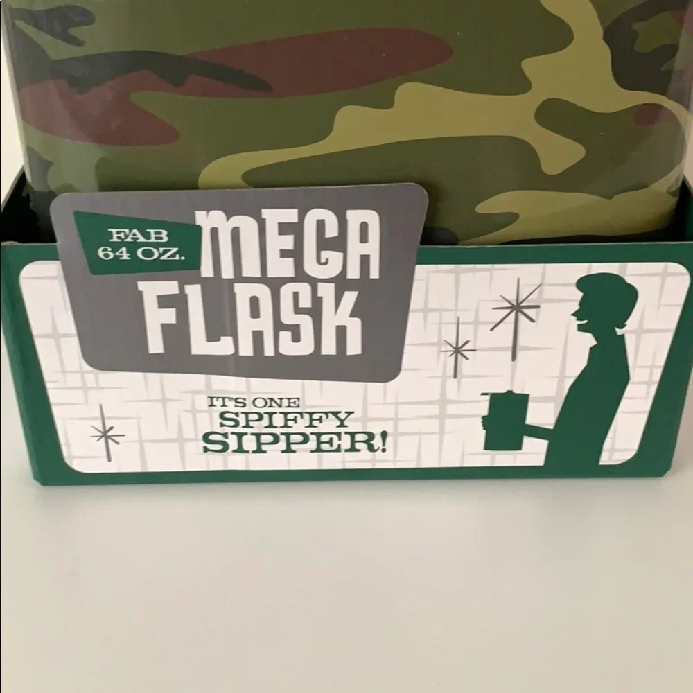 64 OZ‎ Stainless Steel Mega Flask